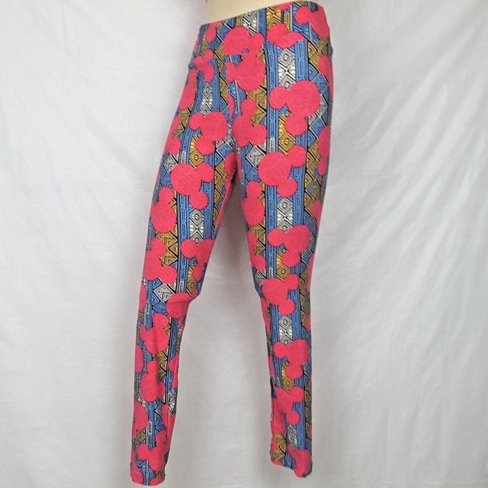 LuLaRoe Disney Hidden Mickey Leggings one size, wa